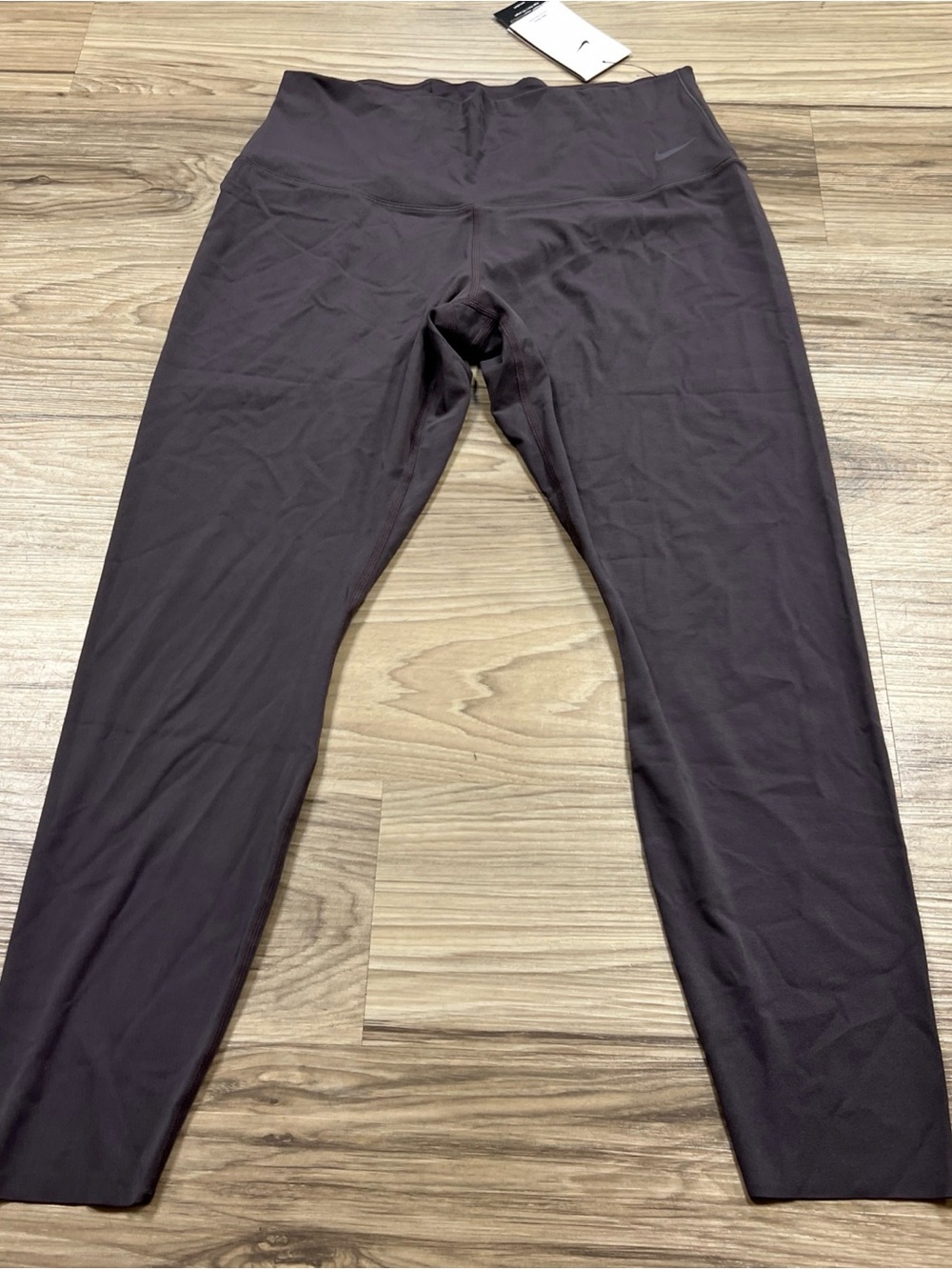Nike Zenvy High Waist 7/8 Yoga Leggings Grey Women's Large DQ6015-036 $100 NWT